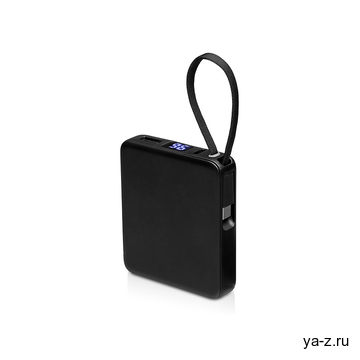 Внешний аккумулятор со встроенным кабелем USB-C «Дэнси», 5000 мАч