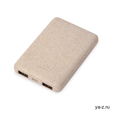 Внешний аккумулятор «Wheatty» из пшеничной соломы, 5000 mAh