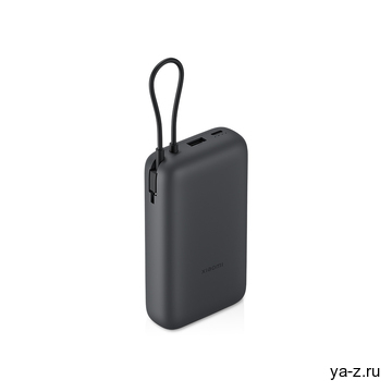Внешний аккумулятор с встроенным кабелем Xiaomi Power Bank (Integrated Cable), 20000 мАч