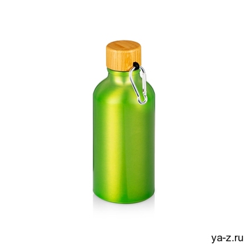 Бутылка «Hip S Bamboo» с карабином, 400 мл