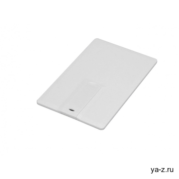 USB 2.0- флешка на 8 Гб в виде пластиковой карты с откидным механизмом
