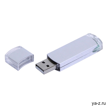 USB 2.0- флешка промо на 16 Гб прямоугольной классической формы