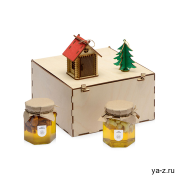 Подарочный набор «Decoration Deluxe» с двумя видами меда