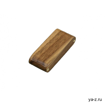 USB 2.0- флешка на 16 Гб прямоугольной формы с раскладным корпусом