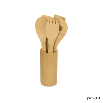 Набор кухонных принадлежностей из бамбука 6в1 «Bestie»