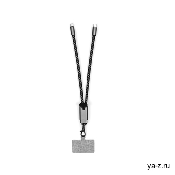 Ремешок-держатель для телефона с зарядным кабелем USB-C - USB-C «Lany Wristband Charge Eco»