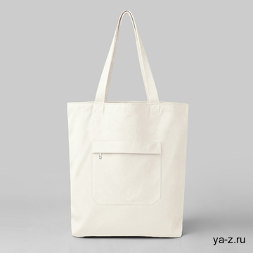 Сумка на молнии «Zipper» из хлопка 280 г/м2