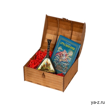 Подарочный набор «Музыкальная Россия»: балалайка, книга «Конек - горбунок»