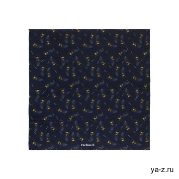 Шелковый платок Victoire Navy