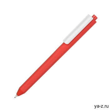 Ручка пластиковая шариковая Pigra P03 «софт-тач»