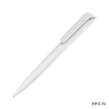 Ручка шариковая TRIAS CARBON, белый