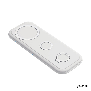 Настольная беспроводная (15W) зарядная станция "Snow Board" для смартфона, часов и наушников