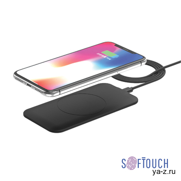 Настольное беспроводное зарядное устройство "Slim SOFTTOUCH"