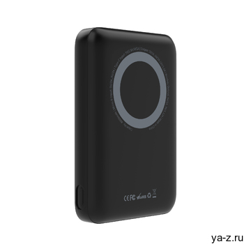 Беспроводное магнитное ЗУ "Forsage SOFTTOUCH", 8000 mAh с быстрой проводной (20W) и беспроводной (15W) зарядкой, покрытие soft touch