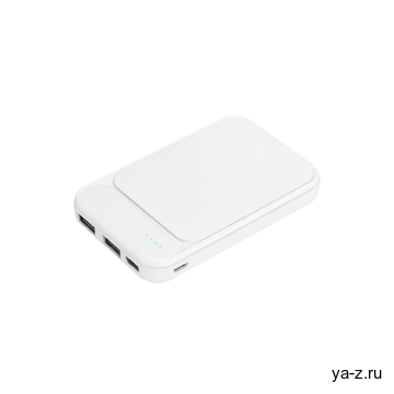 Внешний аккумулятор с подсветкой Старлайт PB (Starlight PB) 5000 mAh, белый