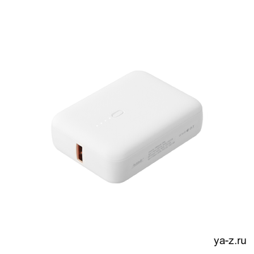 Внешний аккумулятор с функцией быстрой зарядки Формула (Formula) 10000 mAh, белый