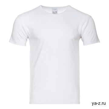 Футболка мужская STAN хлопок/эластан 180, 37, Белый, (10/1) (44/XS)