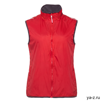 Жилет женский STAN таффета 210T, 65, 24WN, Красный,  (14)  (44/S)