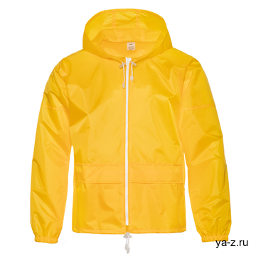 Ветровка унисекс STAN таффета 190T PU, 65, 306, Жёлтый,  (12/1)  (44/XS)