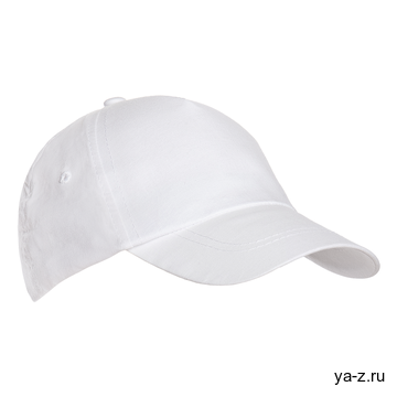 Бейсболка детская STAN 5 клиньев хлопок 150, 10JU, Белый,  (10/1)  (52-54/ONE SIZE)