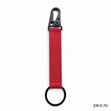 Брелок-ремувка с карабином 113, Красный,  (14)  (2,0*14 см/ONE SIZE)