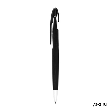 Ручка шариковая Black Fox (черная с белым)