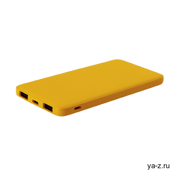 Внешний аккумулятор Bplanner Power 1 ST, софт-тач, 5000 mAh (Желтый)