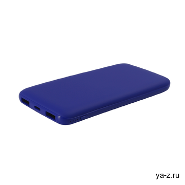 Внешний аккумулятор Bplanner Power 2 ST, софт-тач, 10000 mAh (Синий)