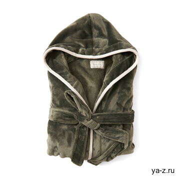 Банный халат VINGA Louis из rPET GRS, S-M, унисекс, 350 г/м²