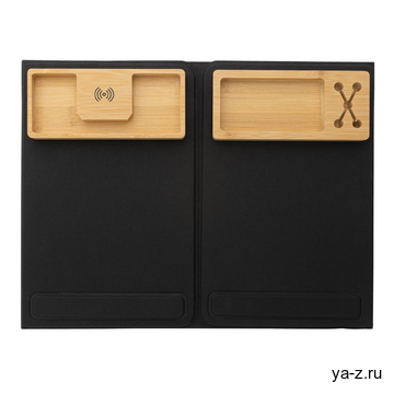 Складной органайзер из rPET с подставкой для ноутбука и док-станцией Impact Aware™