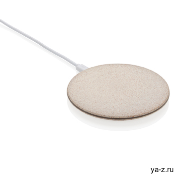 Док-станция для беспроводной зарядки Wheat Straw, 5 Вт