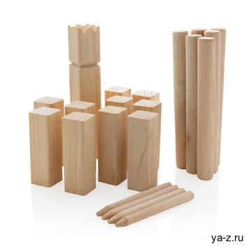 Деревянный игровой набор Kubb