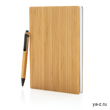 Набор из блокнота и ручки Bamboo, А5