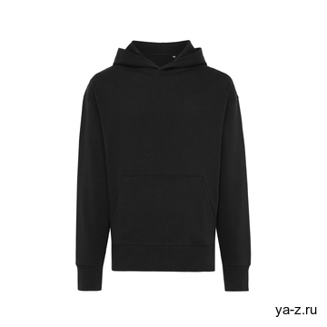 Худи Iqoniq Yoho из переработанного хлопка, свободный крой, унисекс, 340 г/м²