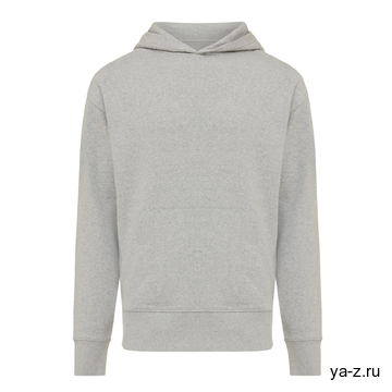 Худи Iqoniq Yoho из переработанного хлопка, свободный крой, унисекс, 340 г/м²